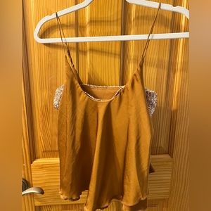 FREE PEOPLE XS SPARKLE BANDEAU TOP